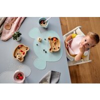 Platter Bamboo/Wood with suction pad/silicone