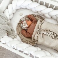 Babyschlafsack aus Musselin mit Schleifen CUDDLY | TOG...