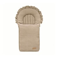 Babyschlafsack aus Musselin DREAMY | TOG 2.5 | Steckkissen 85 cm | Braun
