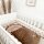Babyschlafsack aus Velours DREAMY | TOG 2.5 | Steckkissen 95 cm | Beige