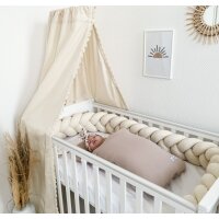 Babyschlafsack aus Musselin SLEEPY | TOG 2.5 | Steckkissen 85 cm | Braun
